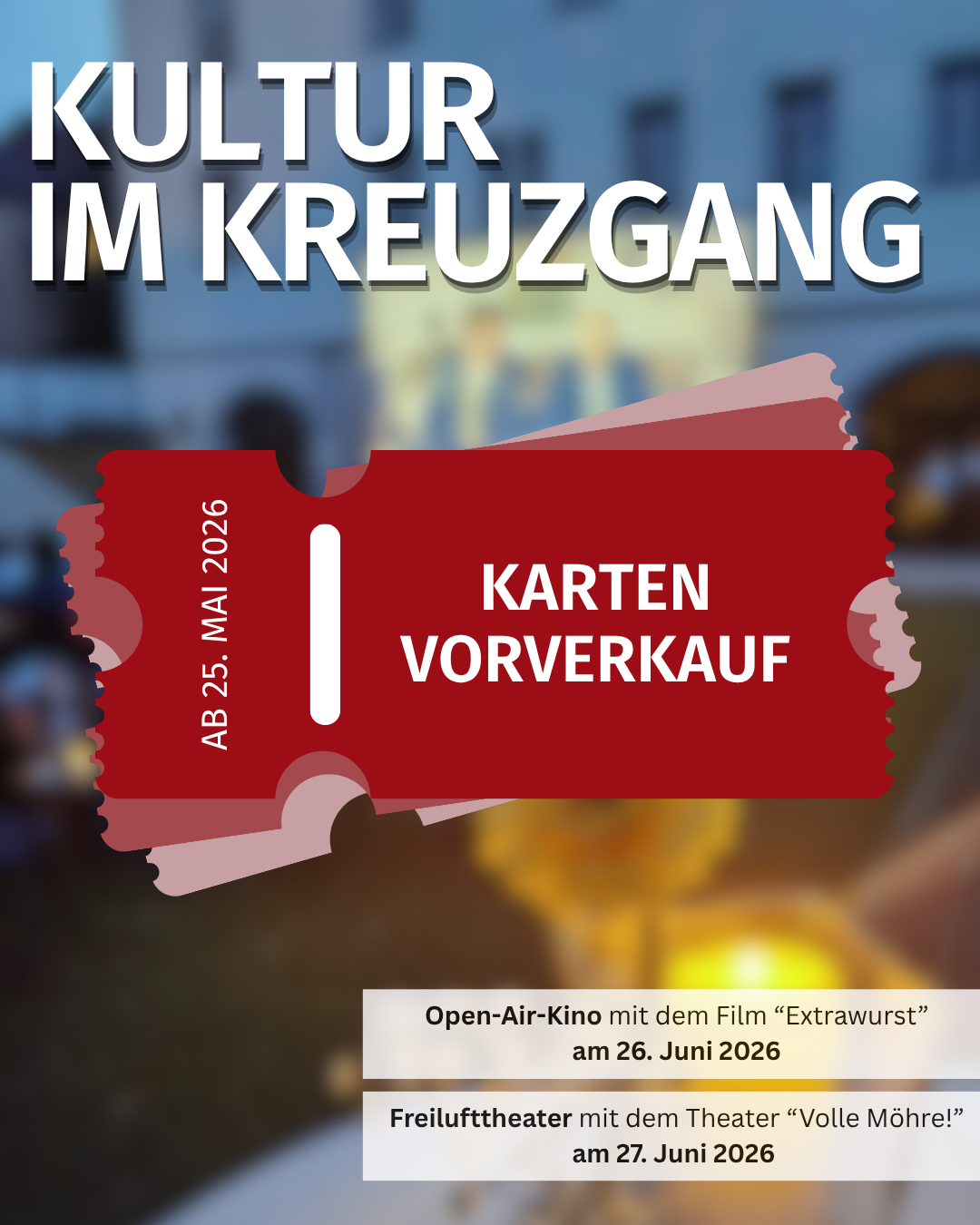 Kultur im Kreuzgang - VVK 