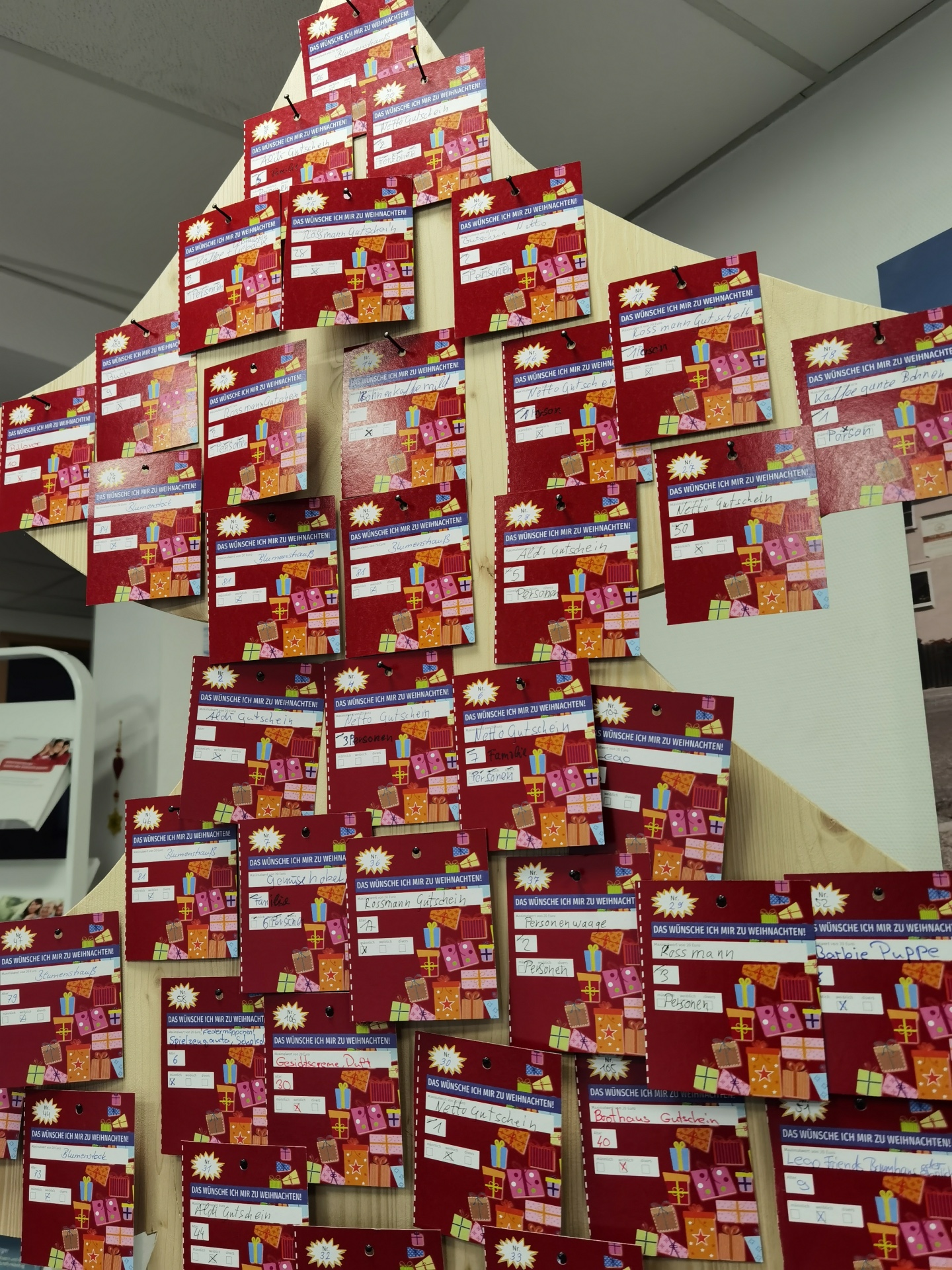 Weihnachtswunschbaum-Aktion