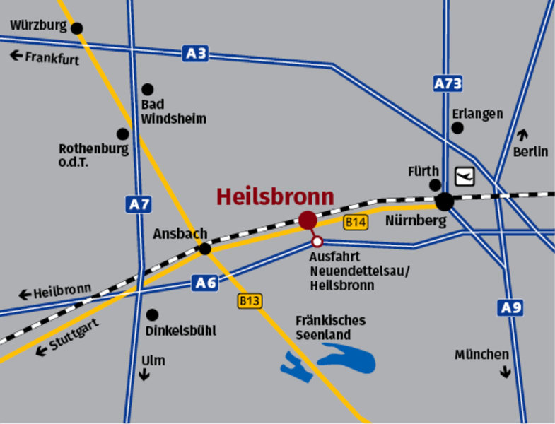 Stadt Heilsbronn | Anreise & Parken Stadt Heilsbronn | Anreise & Parken