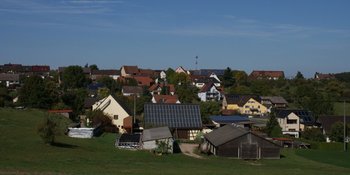Blick auf Weiterndorf